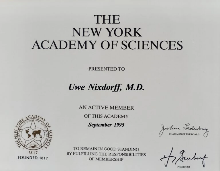 New York Academy of Sciences · 1995