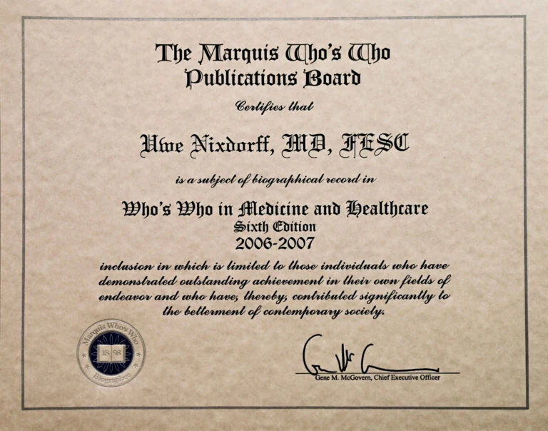 Who’s Who in Medicine and Healthcare · 2006–2007